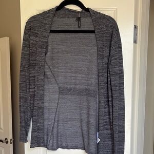 Maurices Charcoal Open Front Cardigan